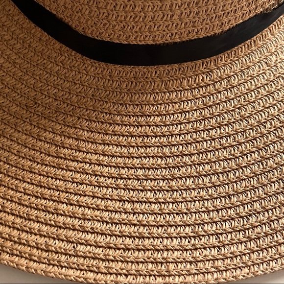 NEW Fashion Women Summer Big Wide Brim Straw Hat Floppy Beach Sun Foldable Cap - Picture 7 of 8